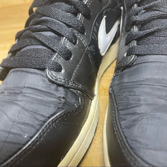 Air Jordan 1 high strap 342132-003 Black White Men Sz 11 2014 no straps - Picture 4 of 8